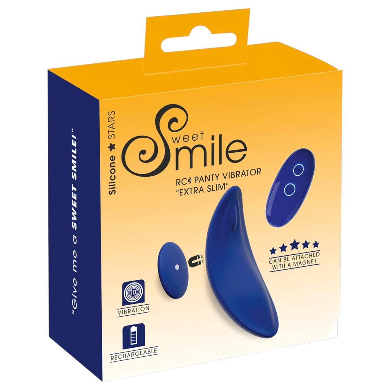 Smile - hordható extra vékony, távirányítós bugyi vibrátor (kék) Smile - hordható extra vékony, távirányítós bugyi vibrátor (kék)