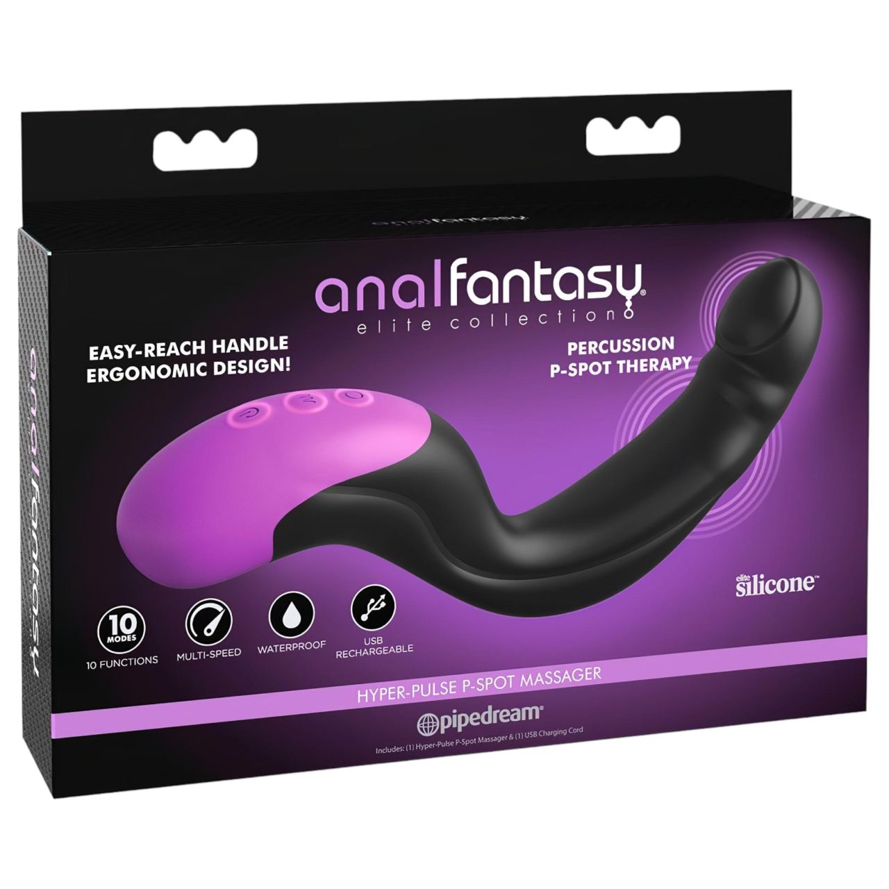 Pipedream - Anal Fantasy - pulzáló prosztata vibrátor (fekete) Pipedream - Anal Fantasy - pulzáló prosztata vibrátor (fekete)