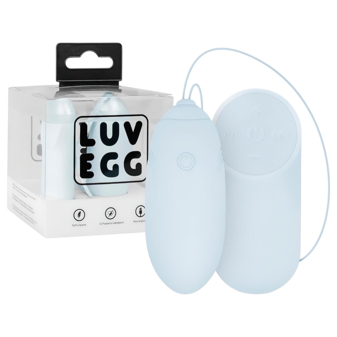 LUV EGG - hordható akkus, rádiós vibrációs tojás (kék) LUV EGG - hordható akkus, rádiós vibrációs tojás (kék)