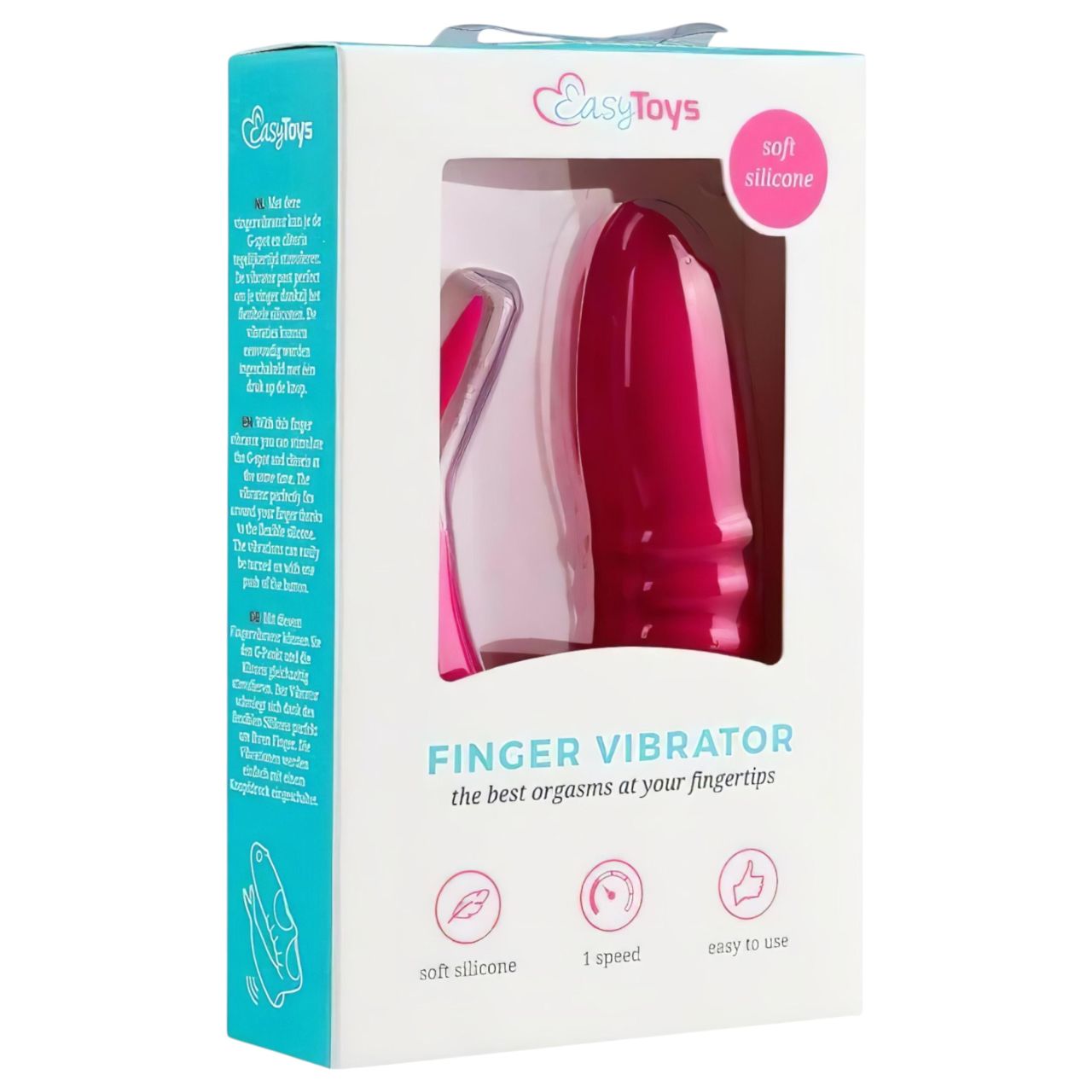 EasyToys Finger - 2in1 ujjvibrátor (pink) EasyToys Finger - 2in1 ujjvibrátor (pink)