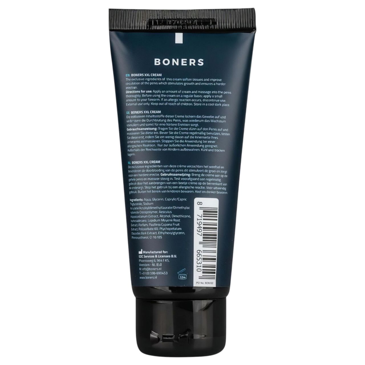 Boners Essentials XXL - intim krém férfiaknak (100 ml)