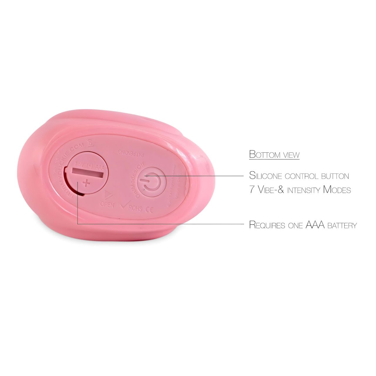 My Duckie 2.0 - vízálló csikló vibrátor (pink)
