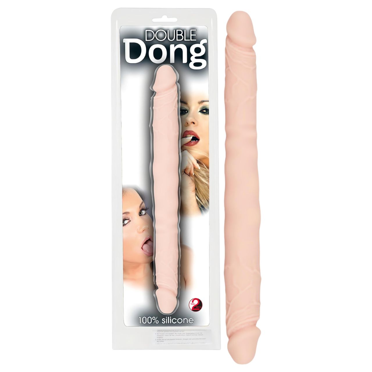 You2Toys - Double Dong - 100% szilikon dildó (testszínű) You2Toys - Double Dong - 100% szilikon dildó (testszínű)