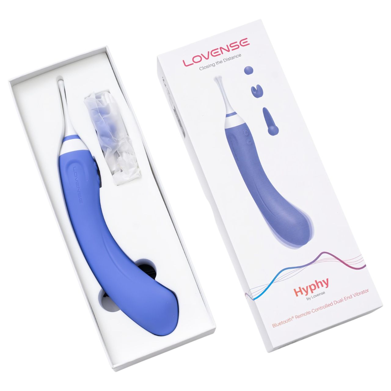 Lovense Hyphy - App-vezérelt 2in1 vibrátor (lila)