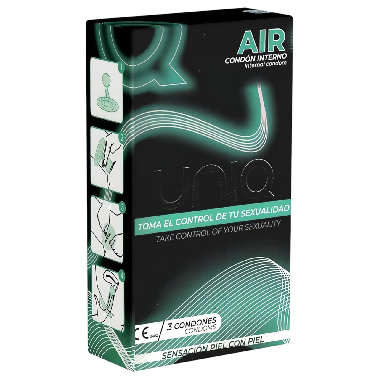Uniq Air - vékony női óvszer (3 db) Uniq Air - vékony női óvszer (3 db)