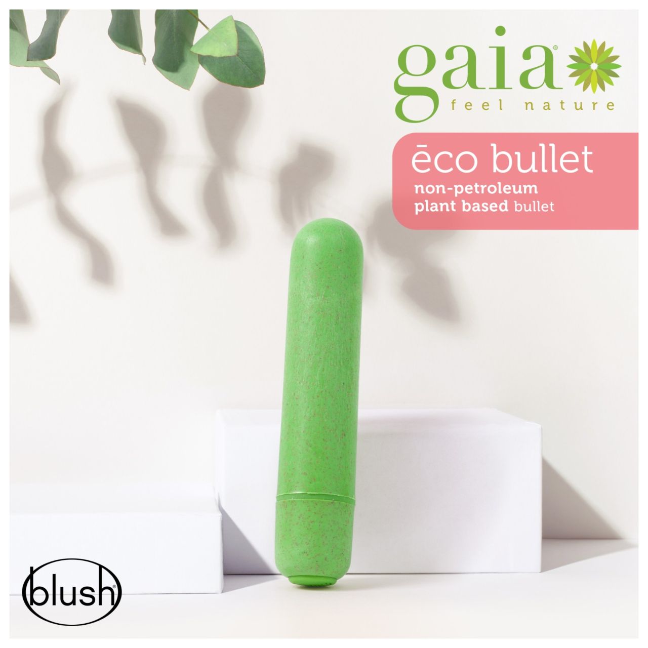 Gaia Eco M - környezetbarát rúdvibrátor (zöld) - közepes Gaia Eco M - környezetbarát rúdvibrátor (zöld) - közepes