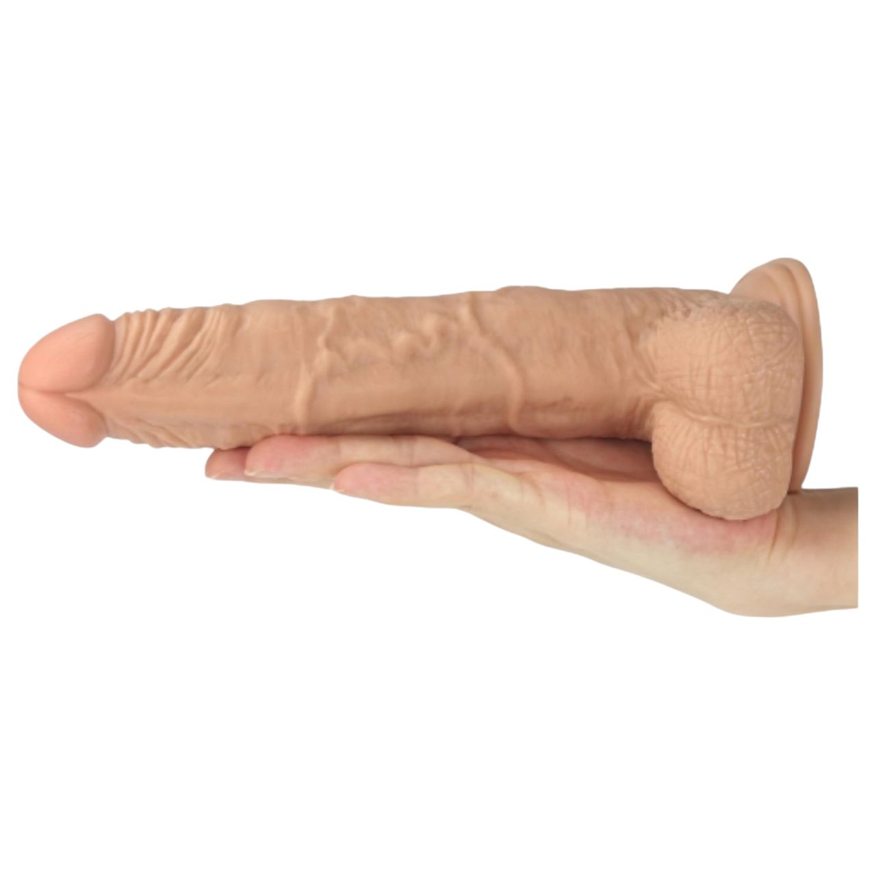 Lovetoy Real Extreme - tapadókorongos dildó - 24 cm