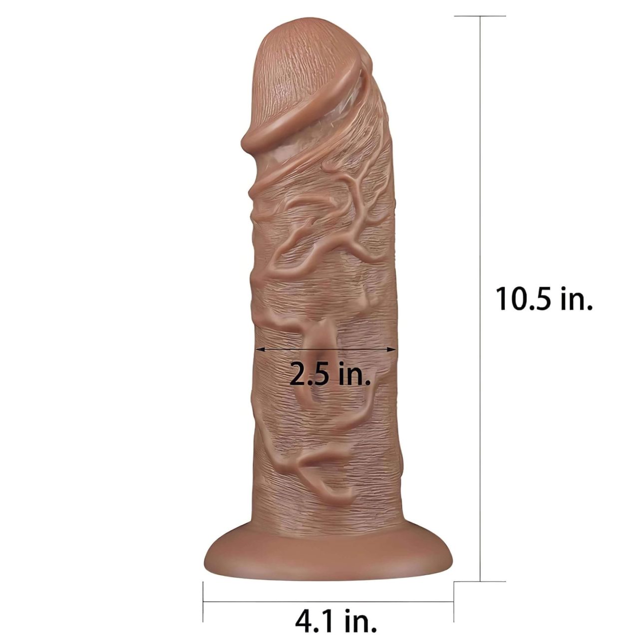 Lovetoy Chubby - tapadókorongos élethű dildó - 25 cm (testszínű) Lovetoy Chubby - tapadókorongos élethű dildó - 25 cm (testszínű)