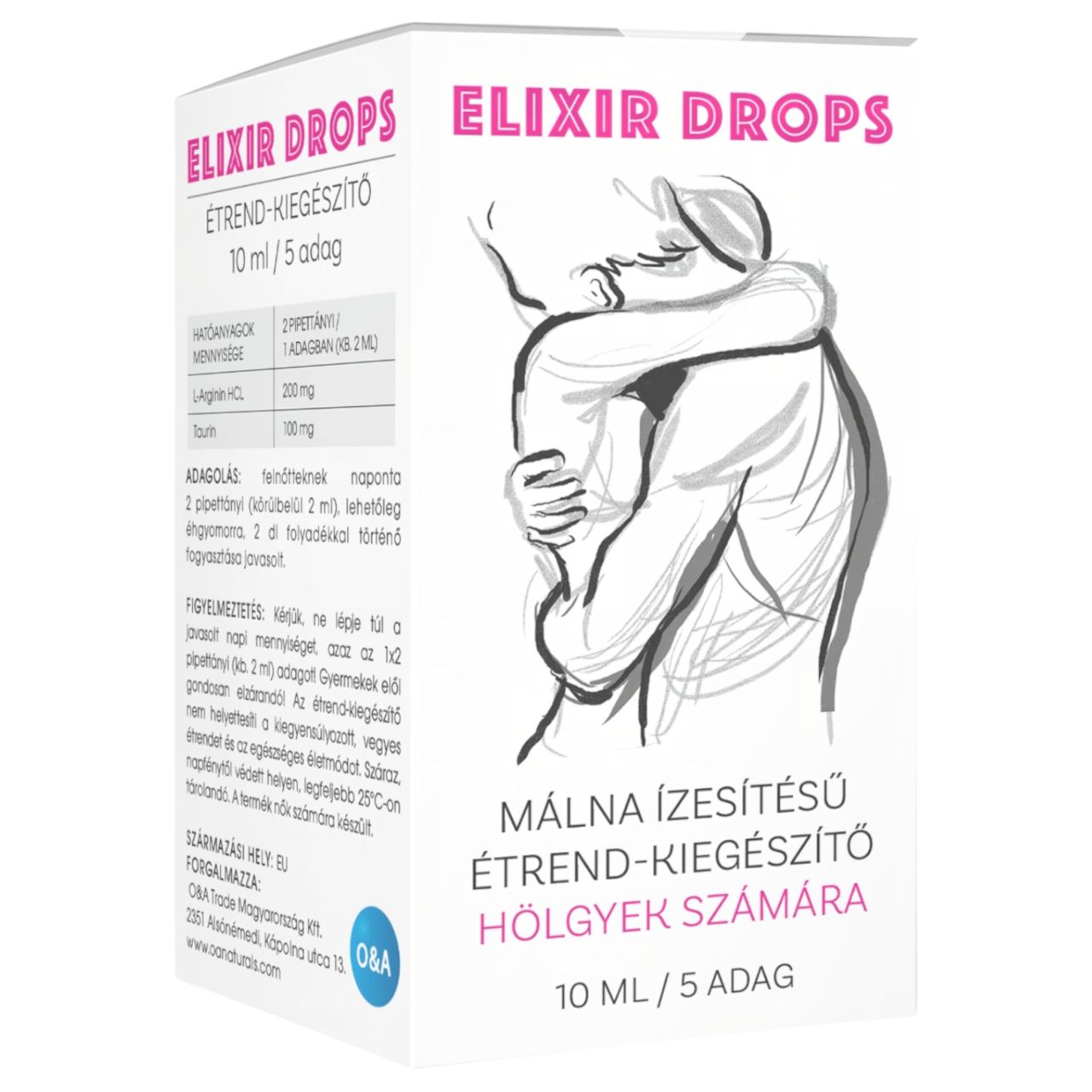ELIXIR - női vágyfokozó cseppek (10 ml) - málna ELIXIR - női vágyfokozó cseppek (10 ml) - málna