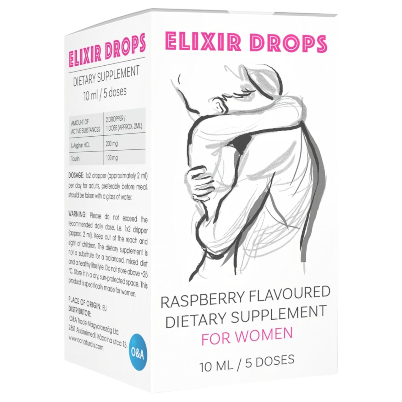 ELIXIR - női vágyfokozó cseppek (10 ml) - málna ELIXIR - női vágyfokozó cseppek (10 ml) - málna