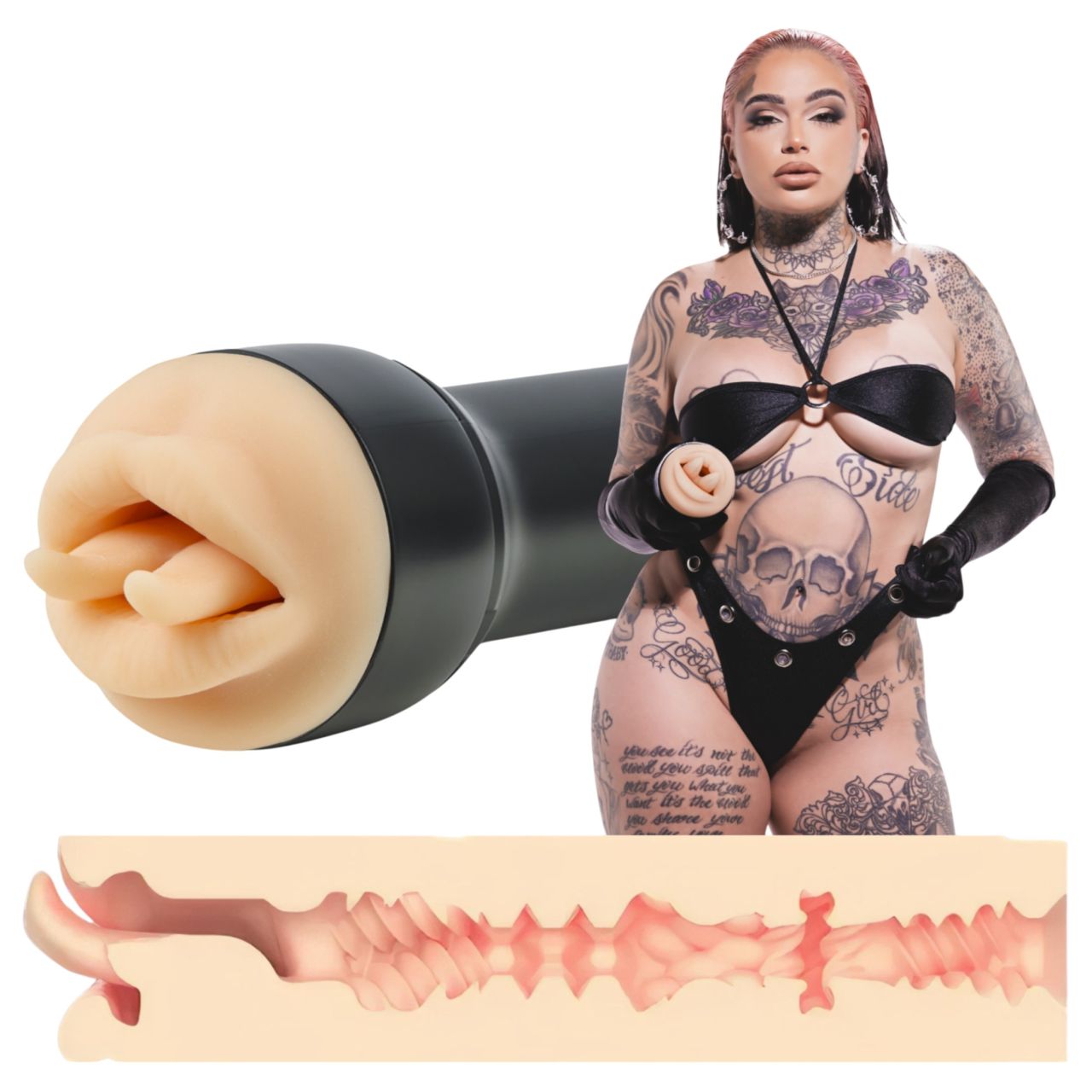 Kiiroo Feel Leigh Raven - műszáj vágott nyelvvel (testszínű) Kiiroo Feel Leigh Raven - műszáj vágott nyelvvel (testszínű)