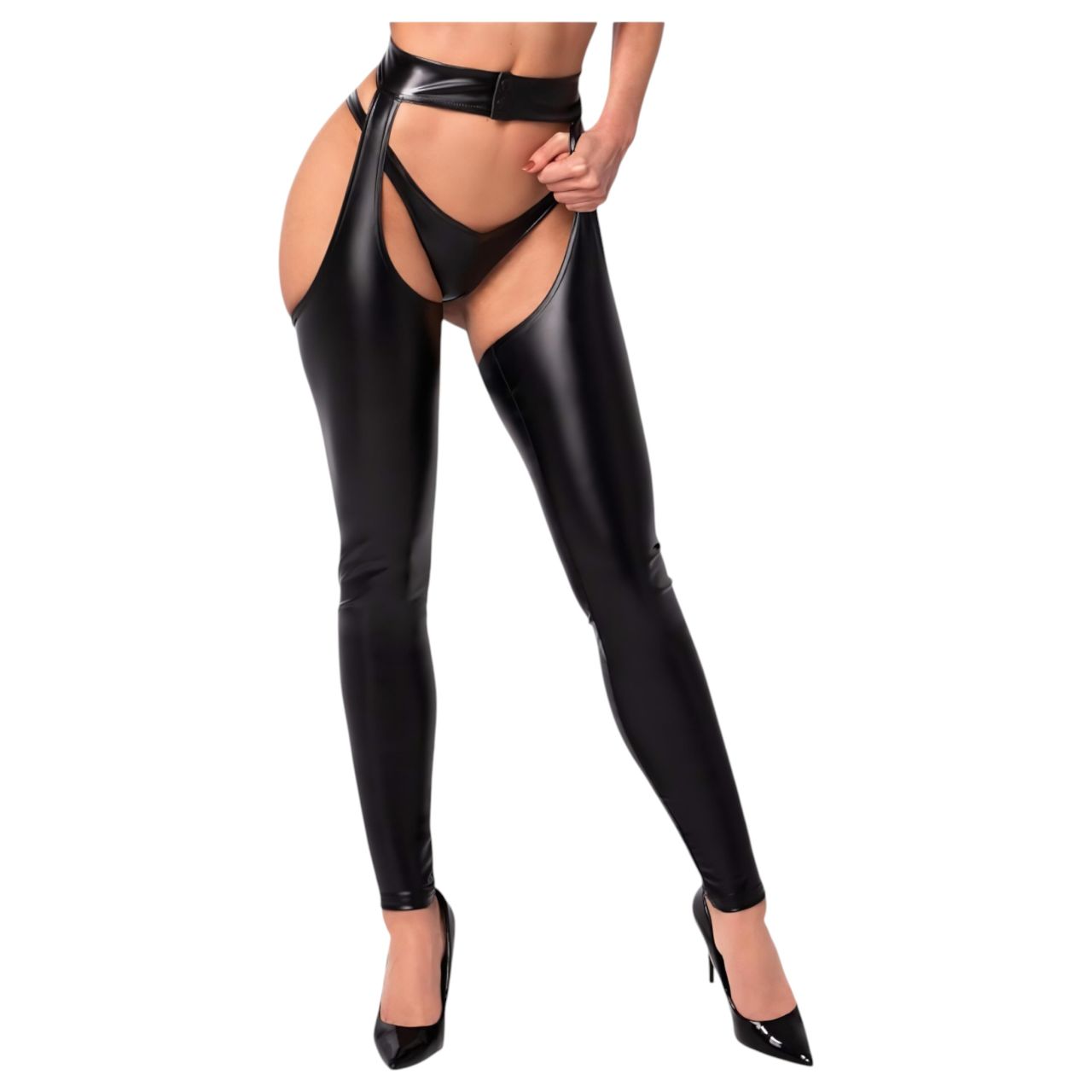 / Noir - fényes harisnya - chaps (fekete) / Noir - fényes harisnya - chaps (fekete)
