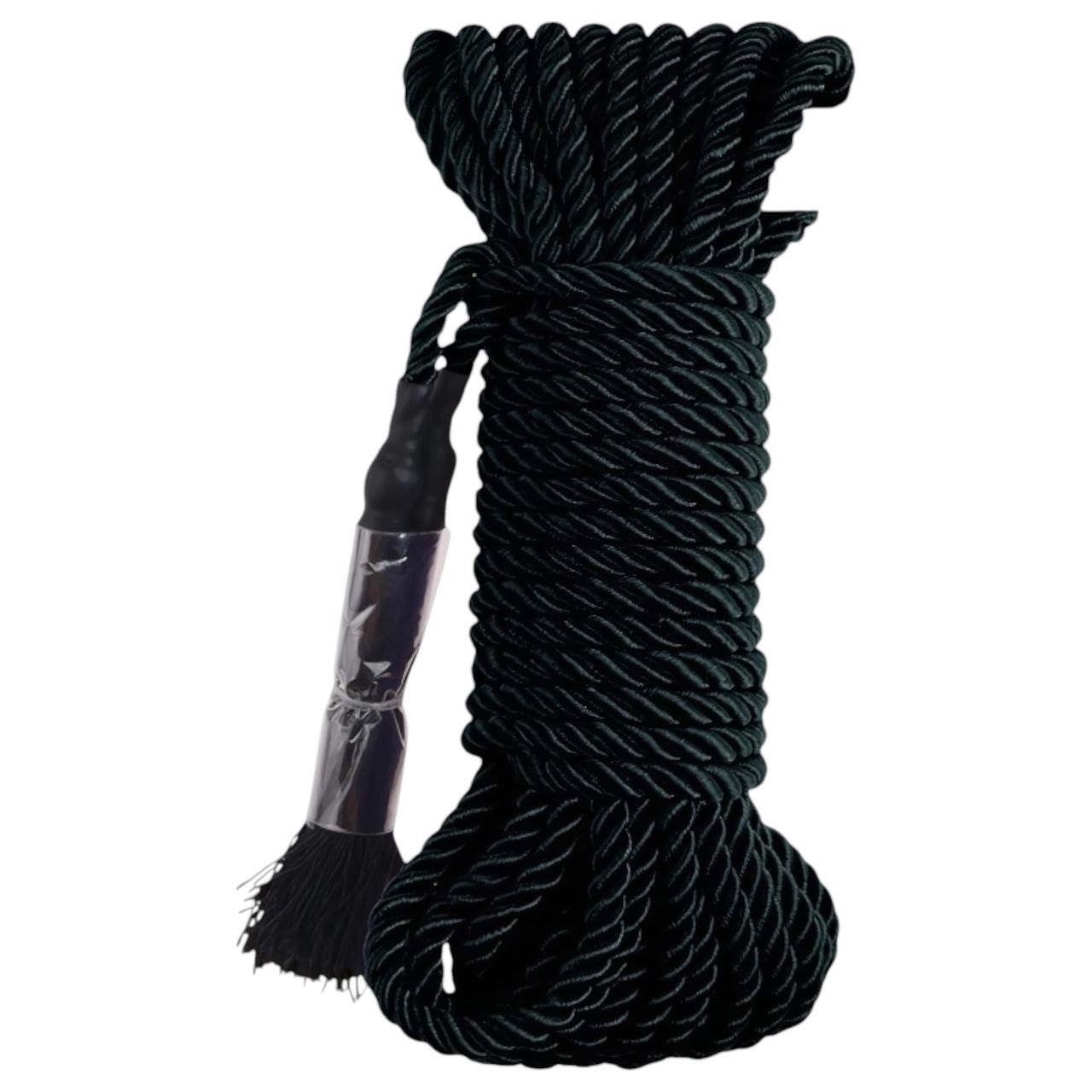 Fetish Silky Rope - shibari bondage kötél (10 m, fekete)