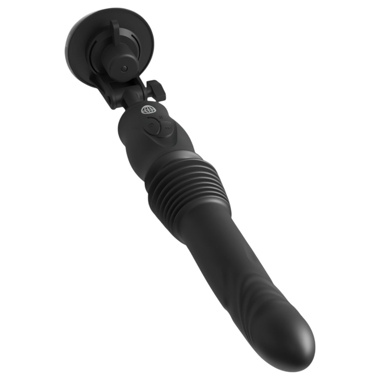 Fetish - lökő vibrátor (fekete) Fetish - lökő vibrátor (fekete)