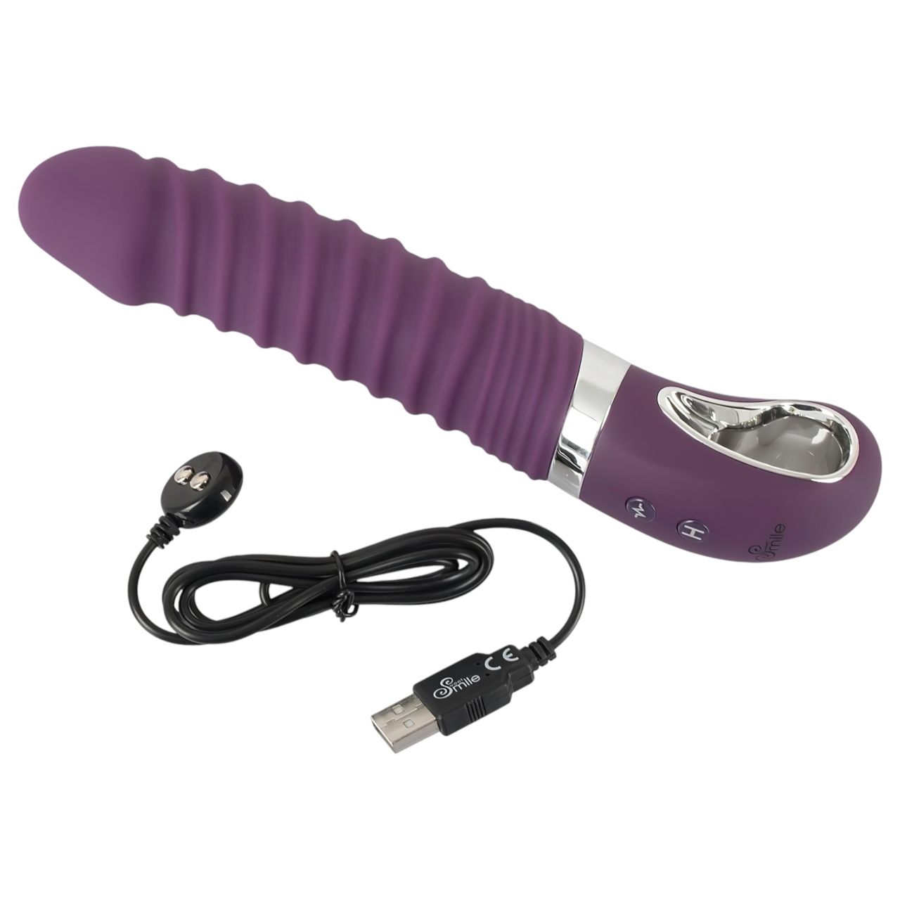 SMILE Soft - akkus, melegítő vibrátor (lila) SMILE Soft - akkus, melegítő vibrátor (lila)