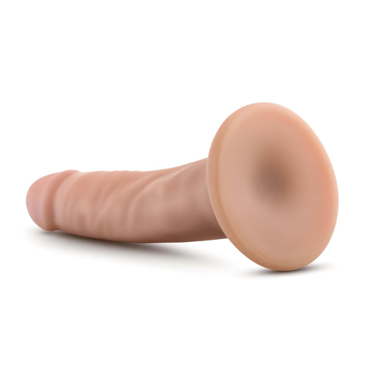 Dr. Skin 5,5 - tapadókorongos élethű dildó (natúr, 14 cm)