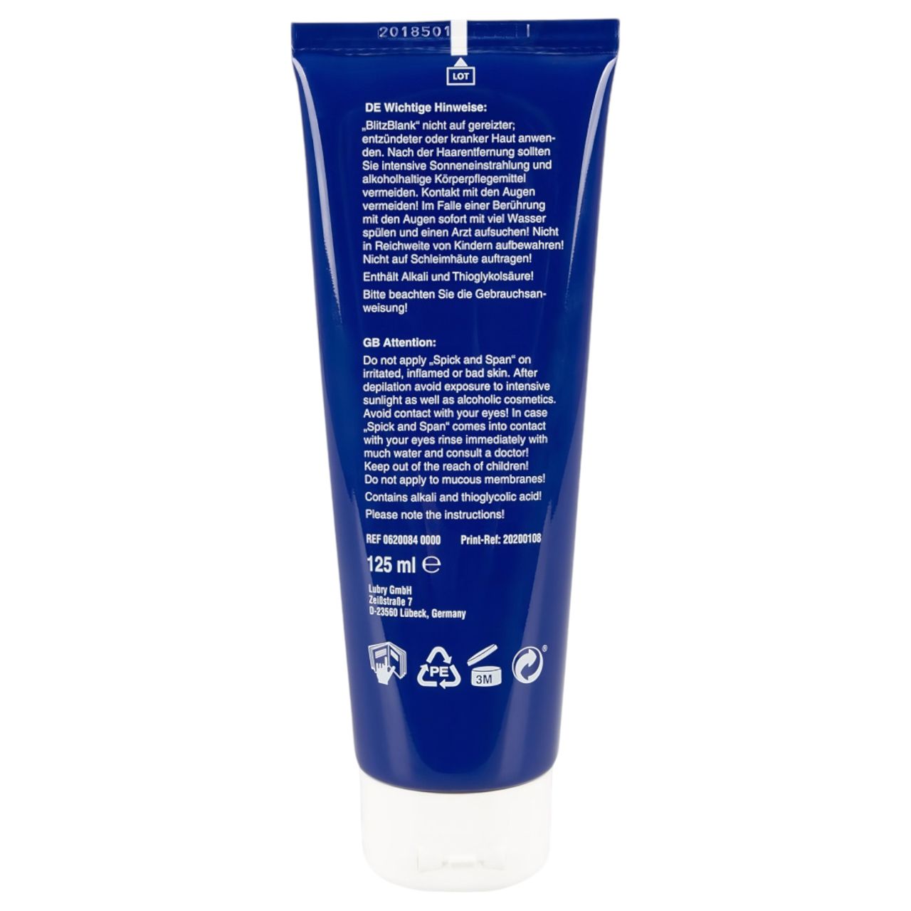Szőrtelenítő krém (125 ml) Szőrtelenítő krém (125 ml)