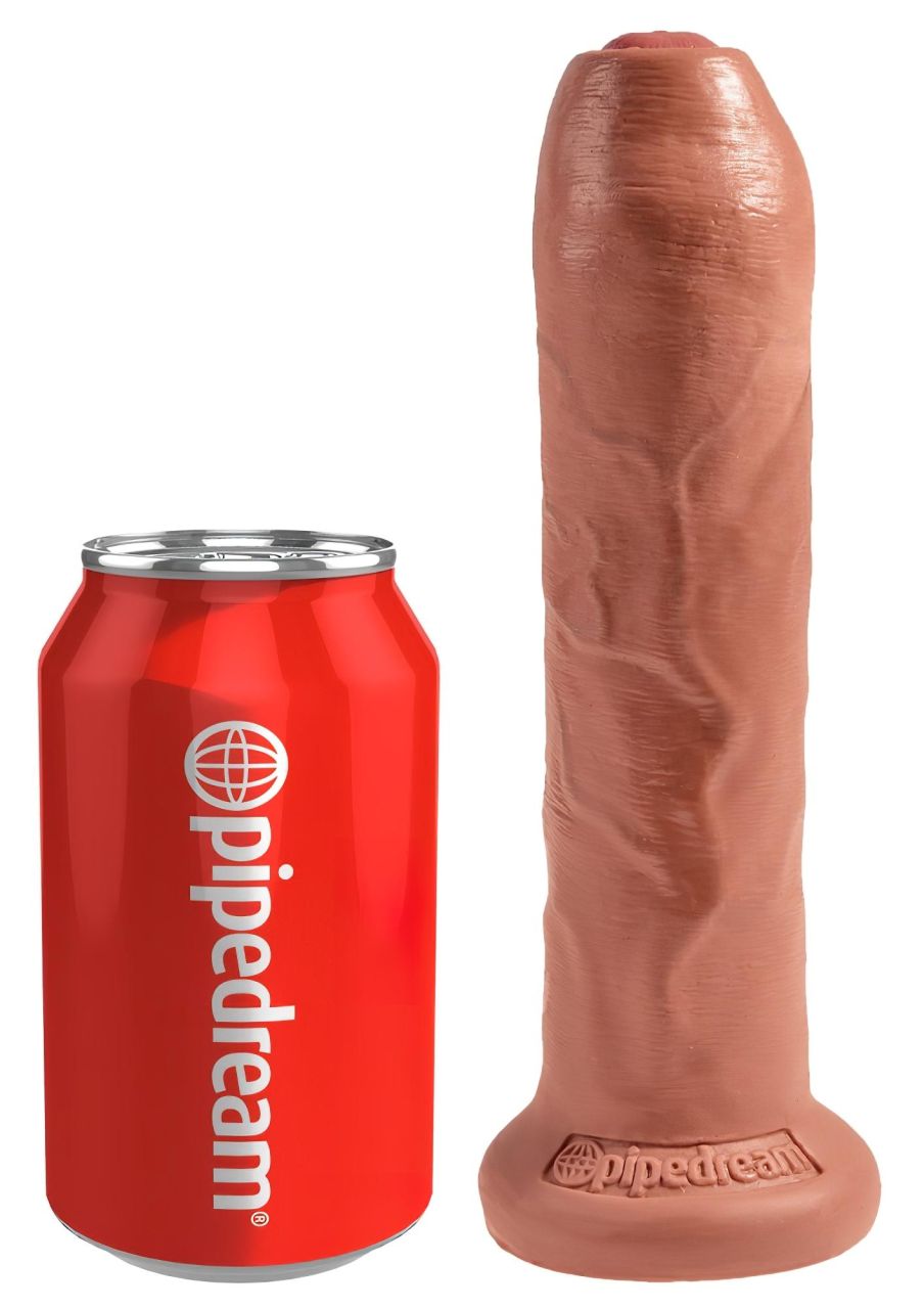 King Cock 7 - élethű dildó (18 cm) - sötét natúr King Cock 7 - élethű dildó (18 cm) - sötét natúr