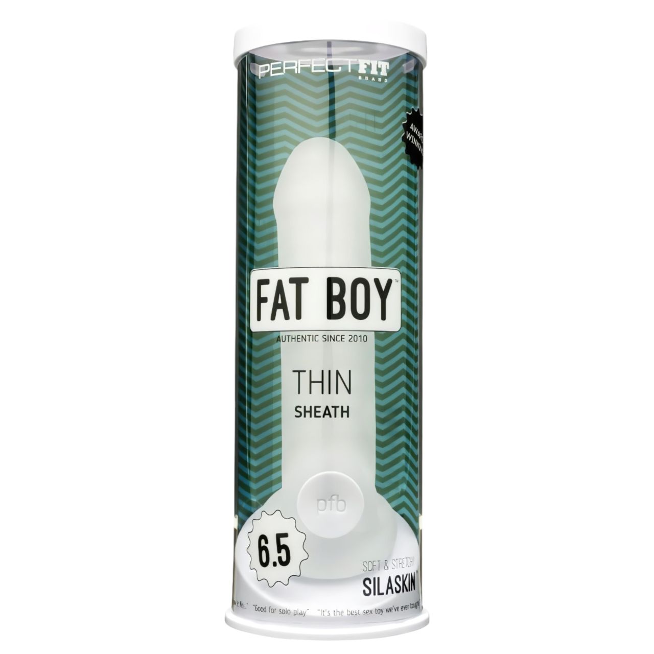 Perfect Fit - Fat Boy Thin - péniszköpeny (17 cm, fehér) Perfect Fit - Fat Boy Thin - péniszköpeny (17 cm, fehér)