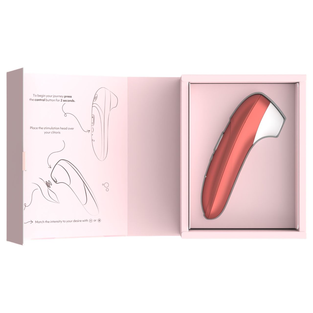 Womanizer Pro - léghullámos csiklóizgató (piros) Womanizer Pro - léghullámos csiklóizgató (piros)