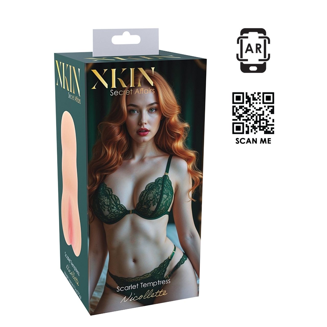 XKIN Temptress Nicolette - élethű műpunci maszturbátor (testszínű)