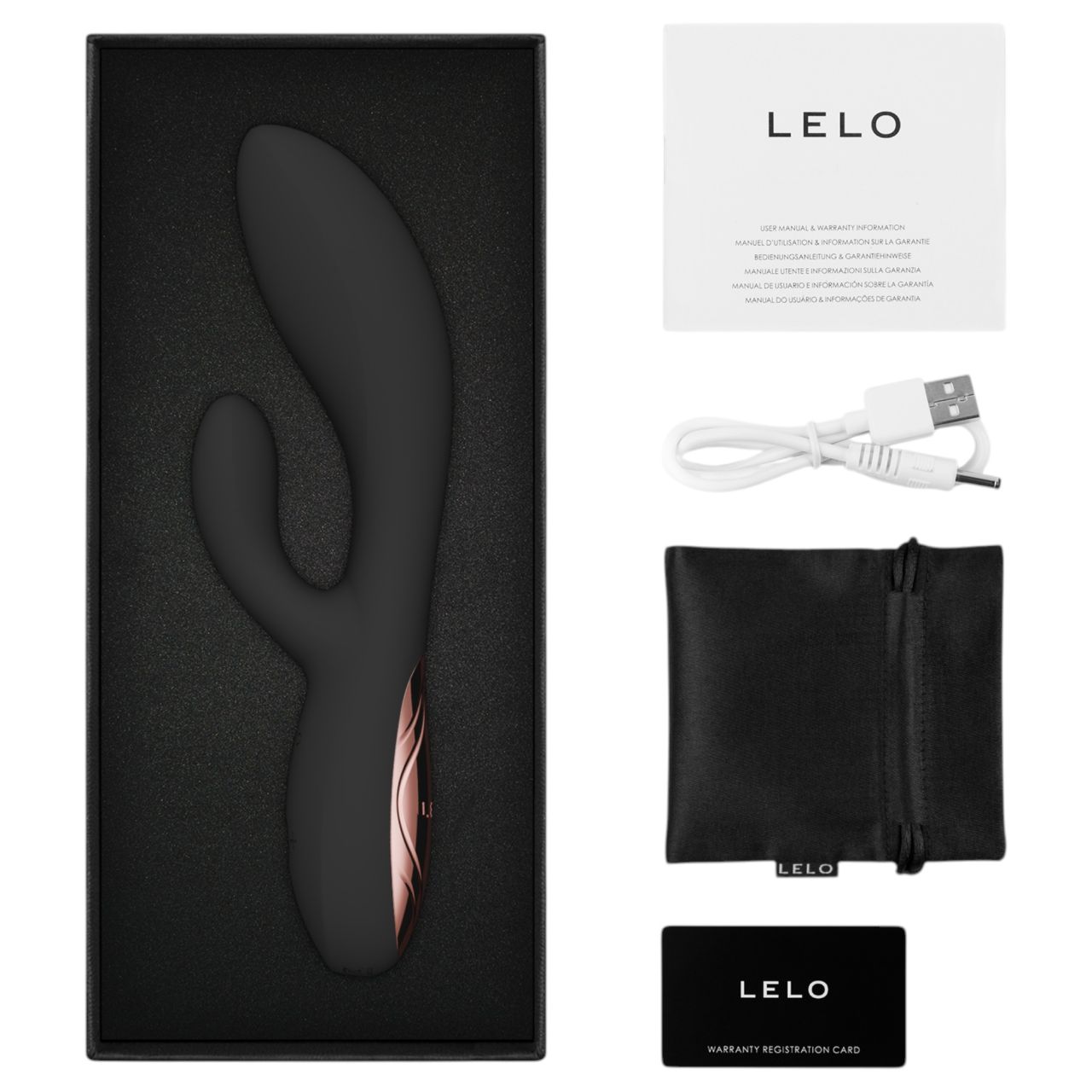 LELO - INA Thrust lökő nyuszivibrátor (fekete) LELO - INA Thrust lökő nyuszivibrátor (fekete)