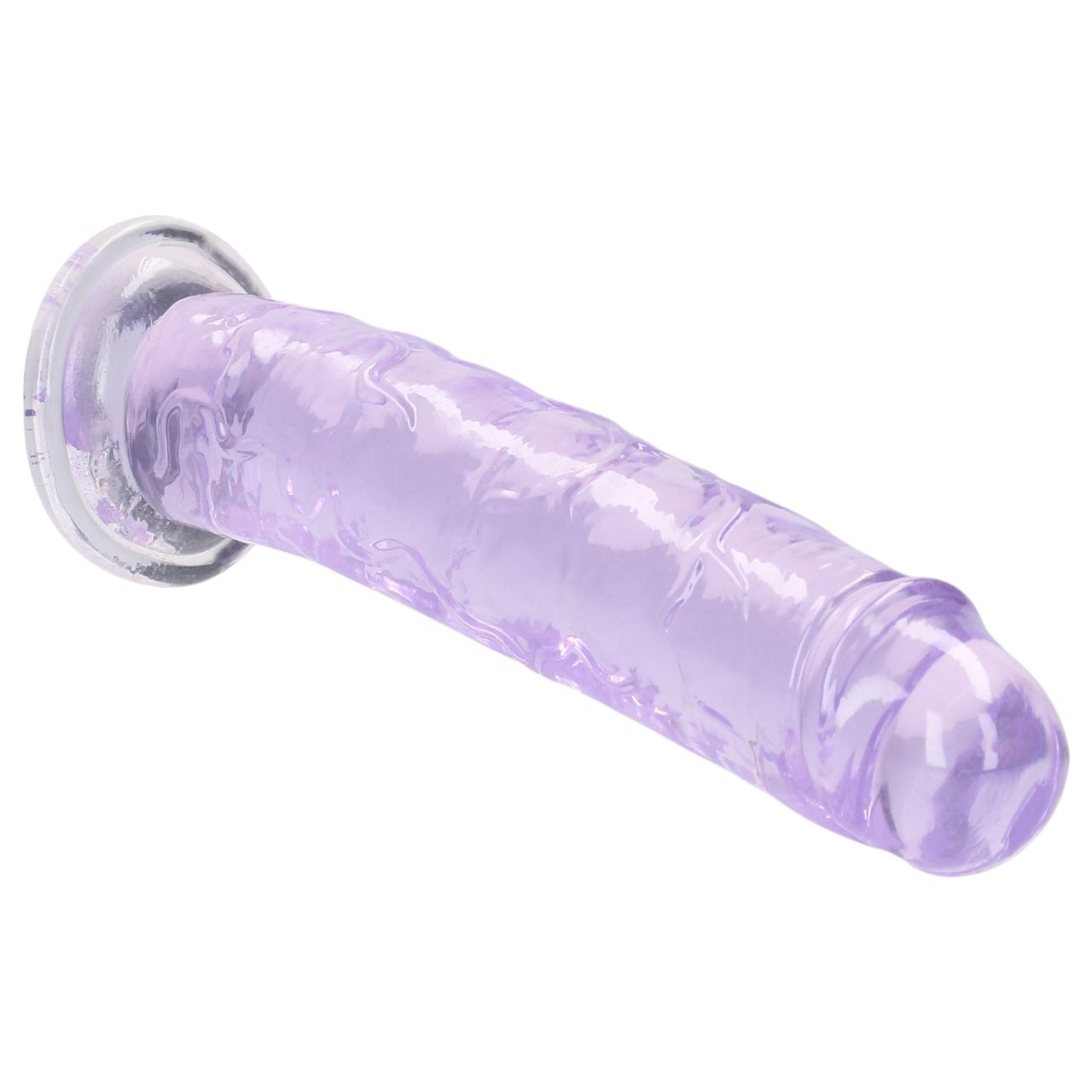 RealRock - élethű dildó tapadókoronggal (lila) - 12,7 cm RealRock - élethű dildó tapadókoronggal (lila) - 12,7 cm