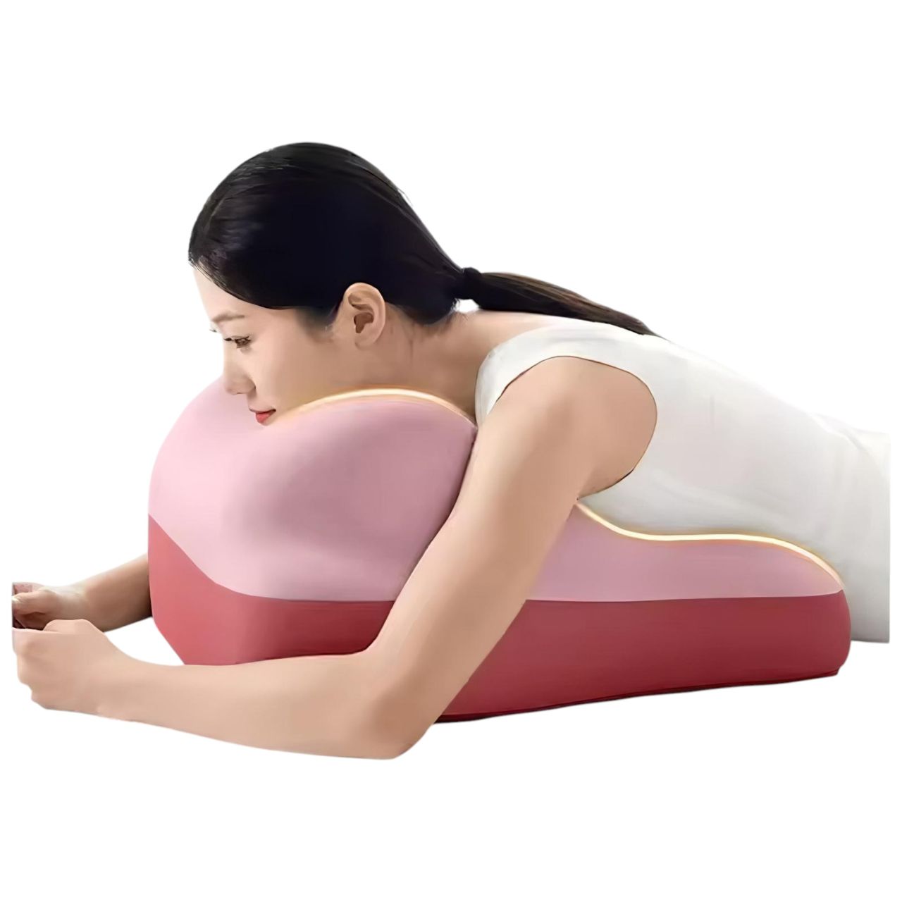 Desirel Magic Pillow - Memóriahabos párna dildótartóval (pink)