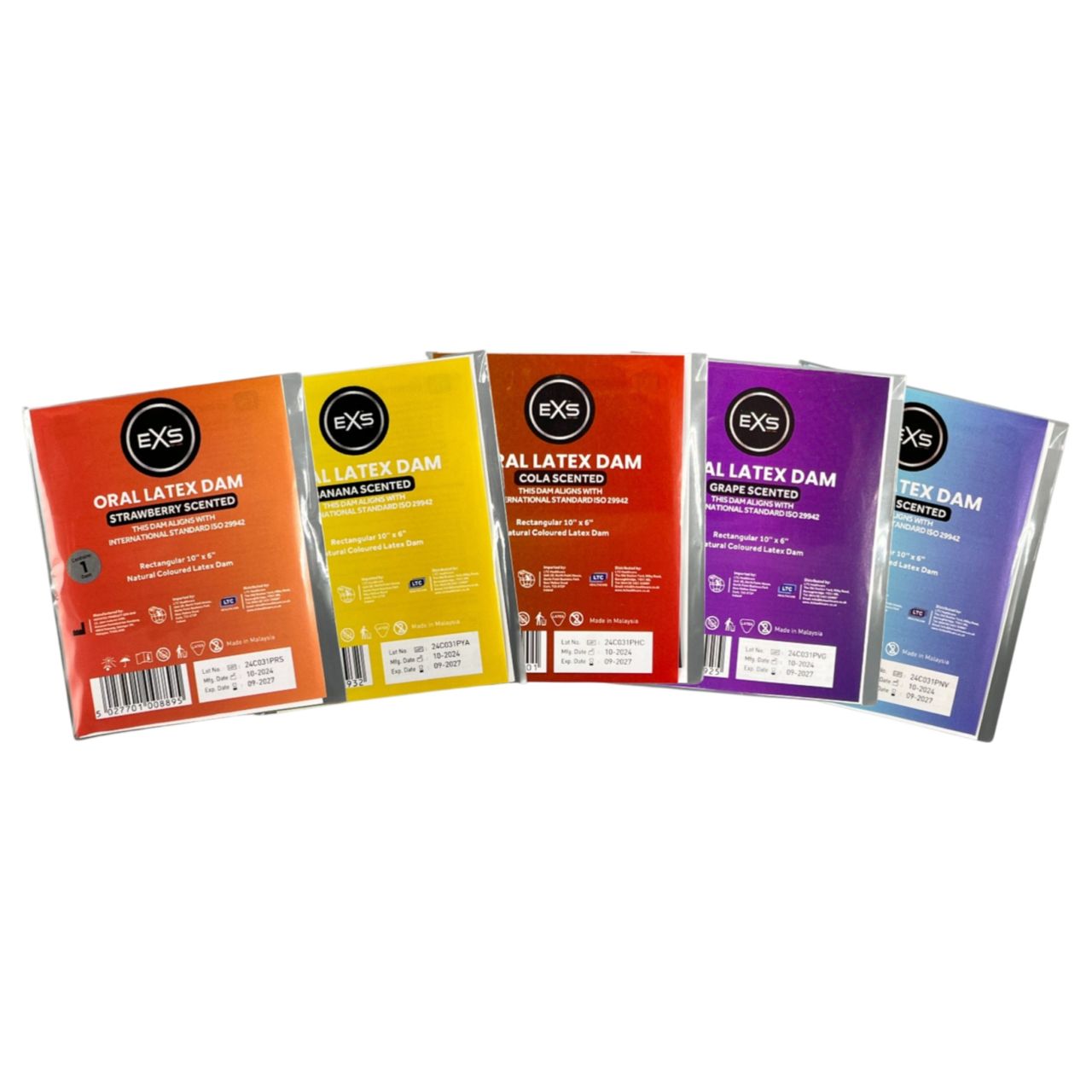 EXS - szőlő ízű latex nyalókendő orális szexhez (1 db) EXS - szőlő ízű latex nyalókendő orális szexhez (1 db)
