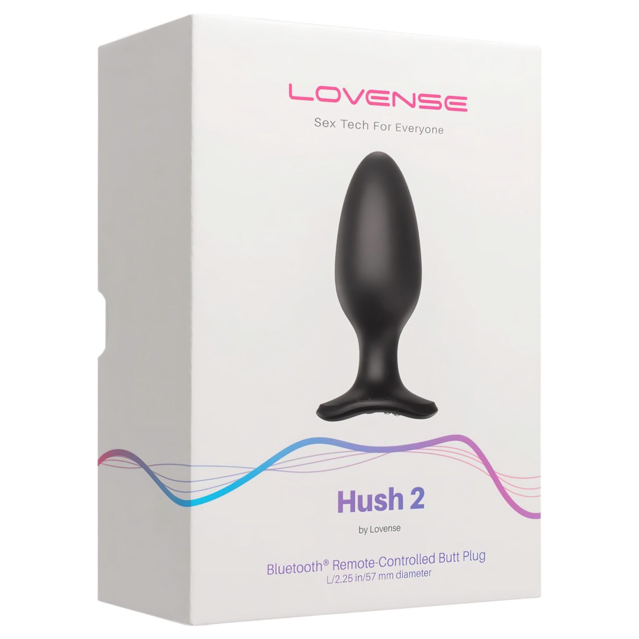 LOVENSE Hush 2 L - akkus kis anál vibrátor (57 mm, fekete) LOVENSE Hush 2 L - akkus kis anál vibrátor (57 mm, fekete)
