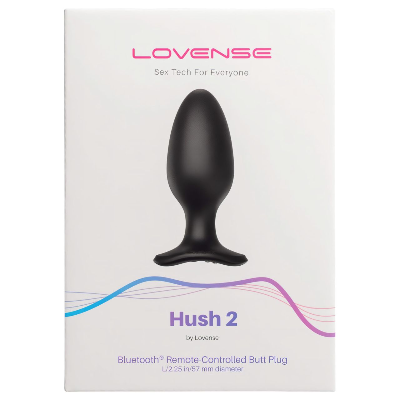 LOVENSE Hush 2 L - akkus kis anál vibrátor (57 mm, fekete) LOVENSE Hush 2 L - akkus kis anál vibrátor (57 mm, fekete)