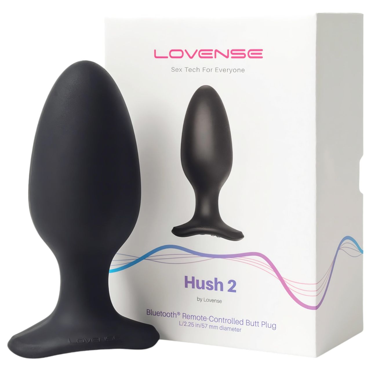 LOVENSE Hush 2 L - akkus kis anál vibrátor (57 mm, fekete) LOVENSE Hush 2 L - akkus kis anál vibrátor (57 mm, fekete)