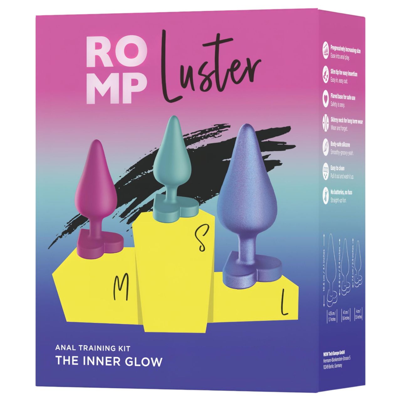 ROMP Luster - anál tréning szett (3 db)
