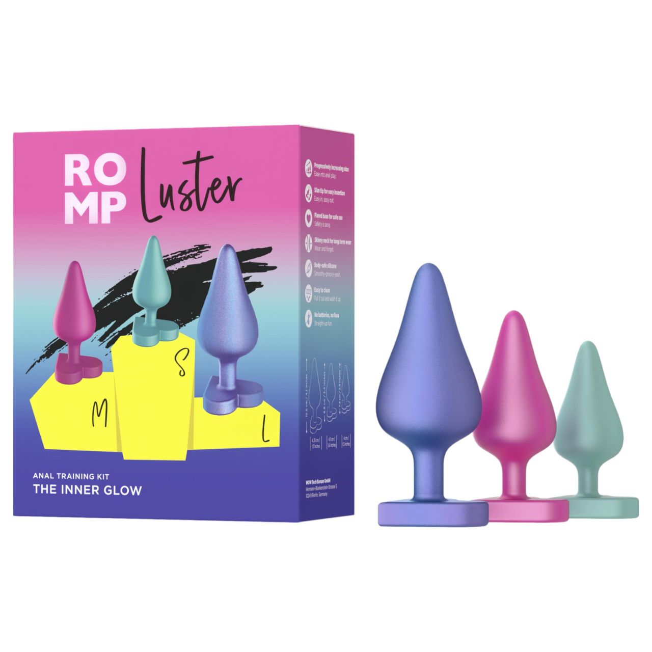 ROMP Luster - anál tréning szett (3 db)