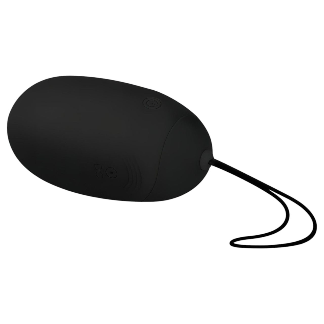 EasyToys - hordható akkus, vízálló, rádiós vibrációs tojás (fekete)