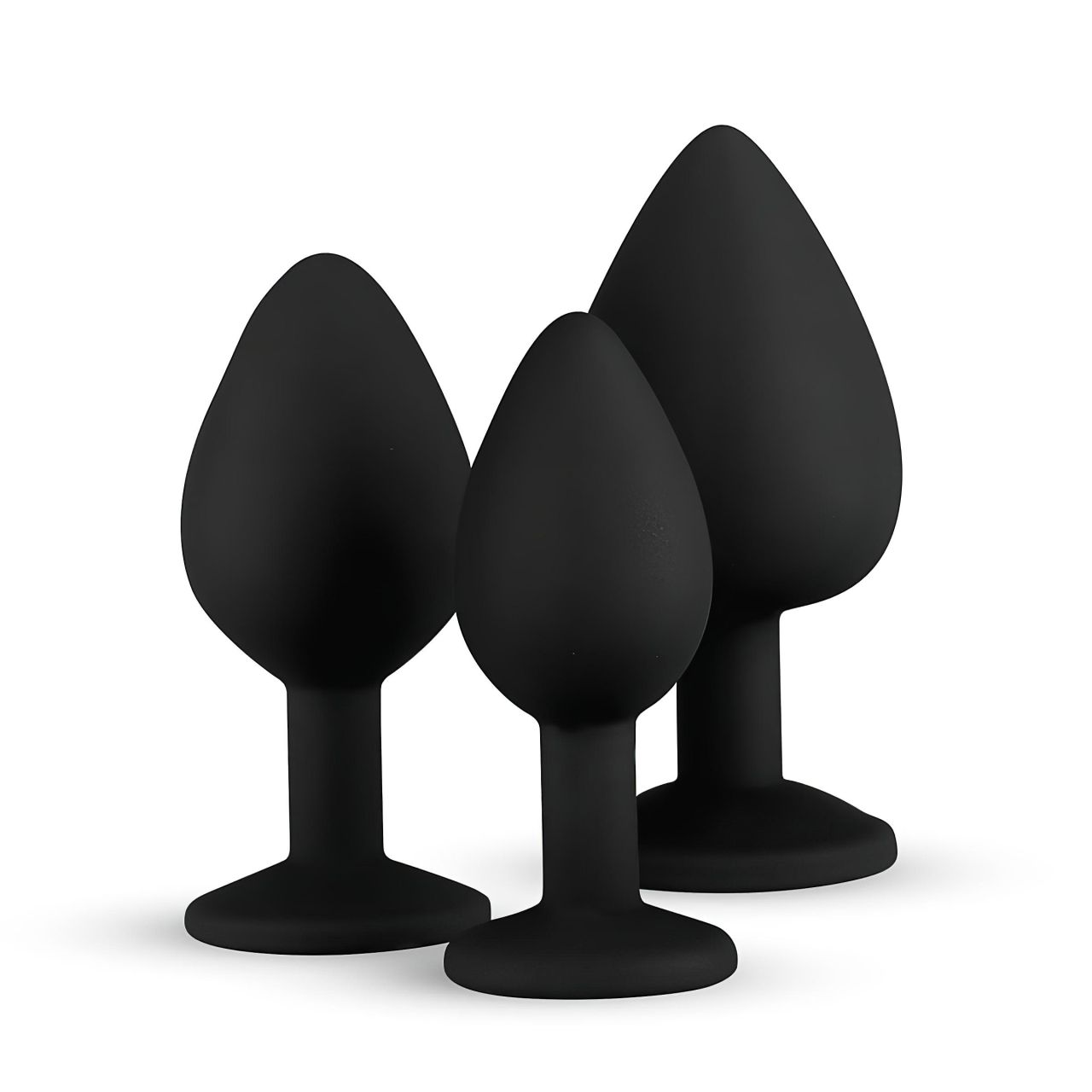 EasyToys Diamond - anál plug szett (fekete)