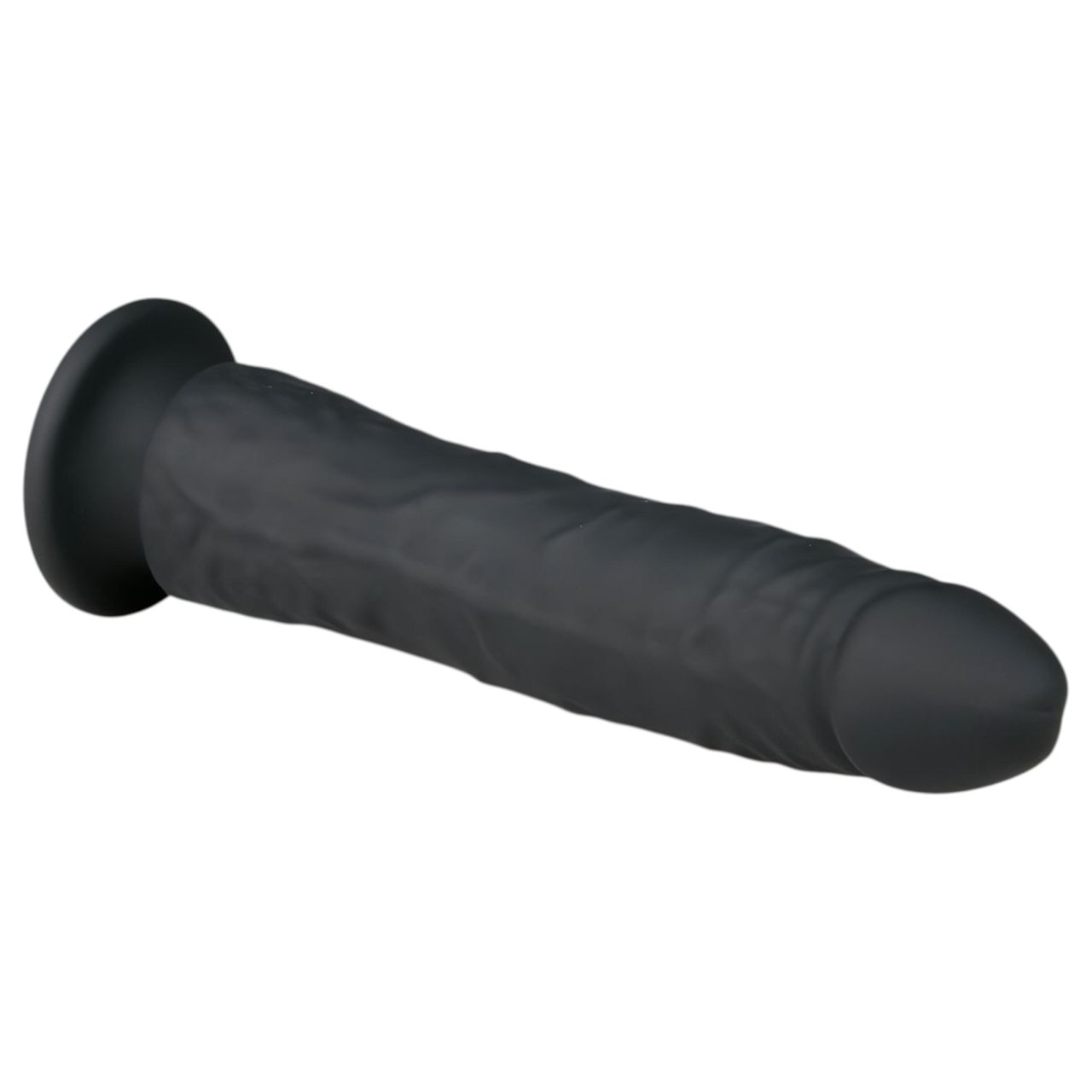 EasyToys - tapadókorongos 100% szilikon dildó (21 cm, fekete) EasyToys - tapadókorongos 100% szilikon dildó (21 cm, fekete)