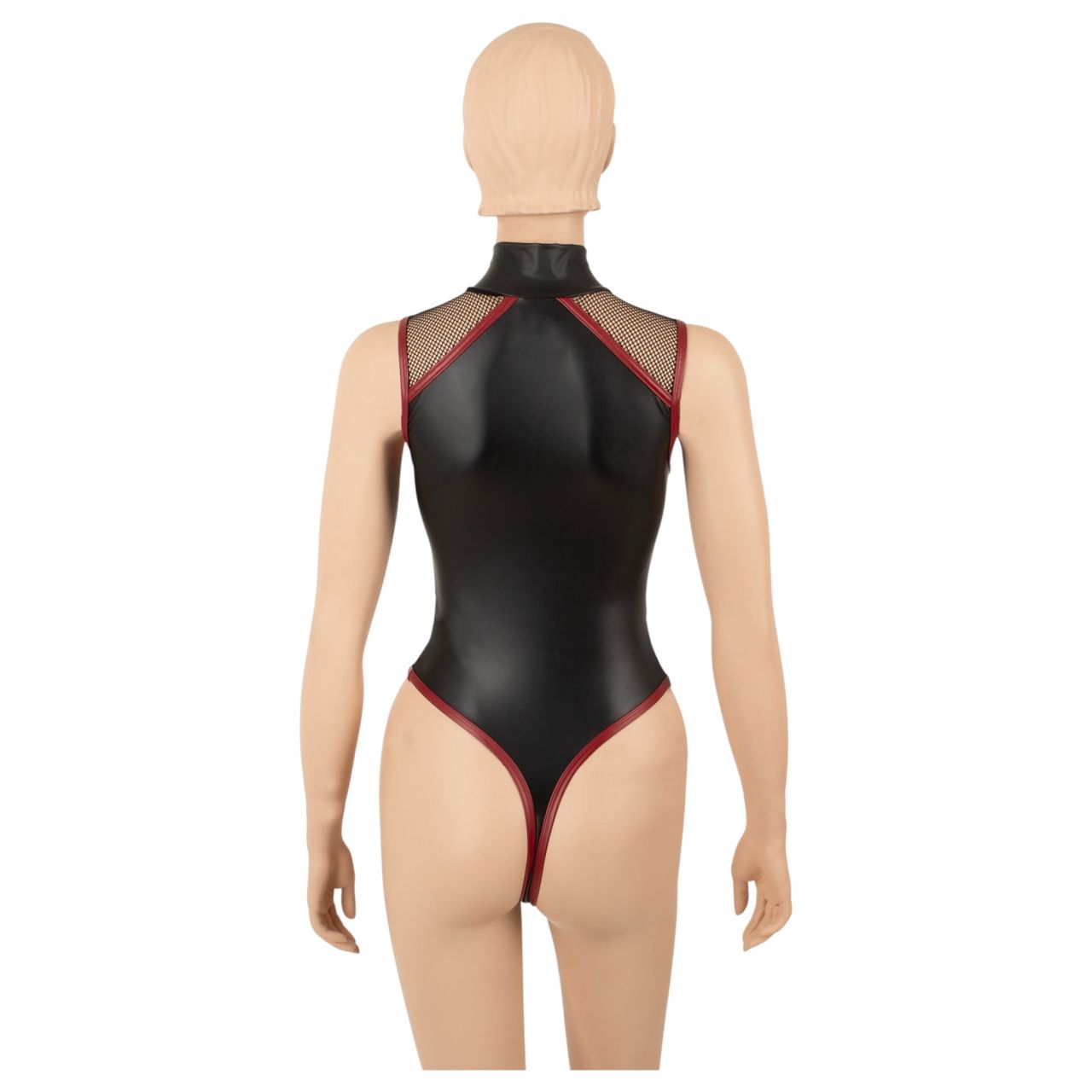 Cottelli - cipzáras necc body (fekete)
