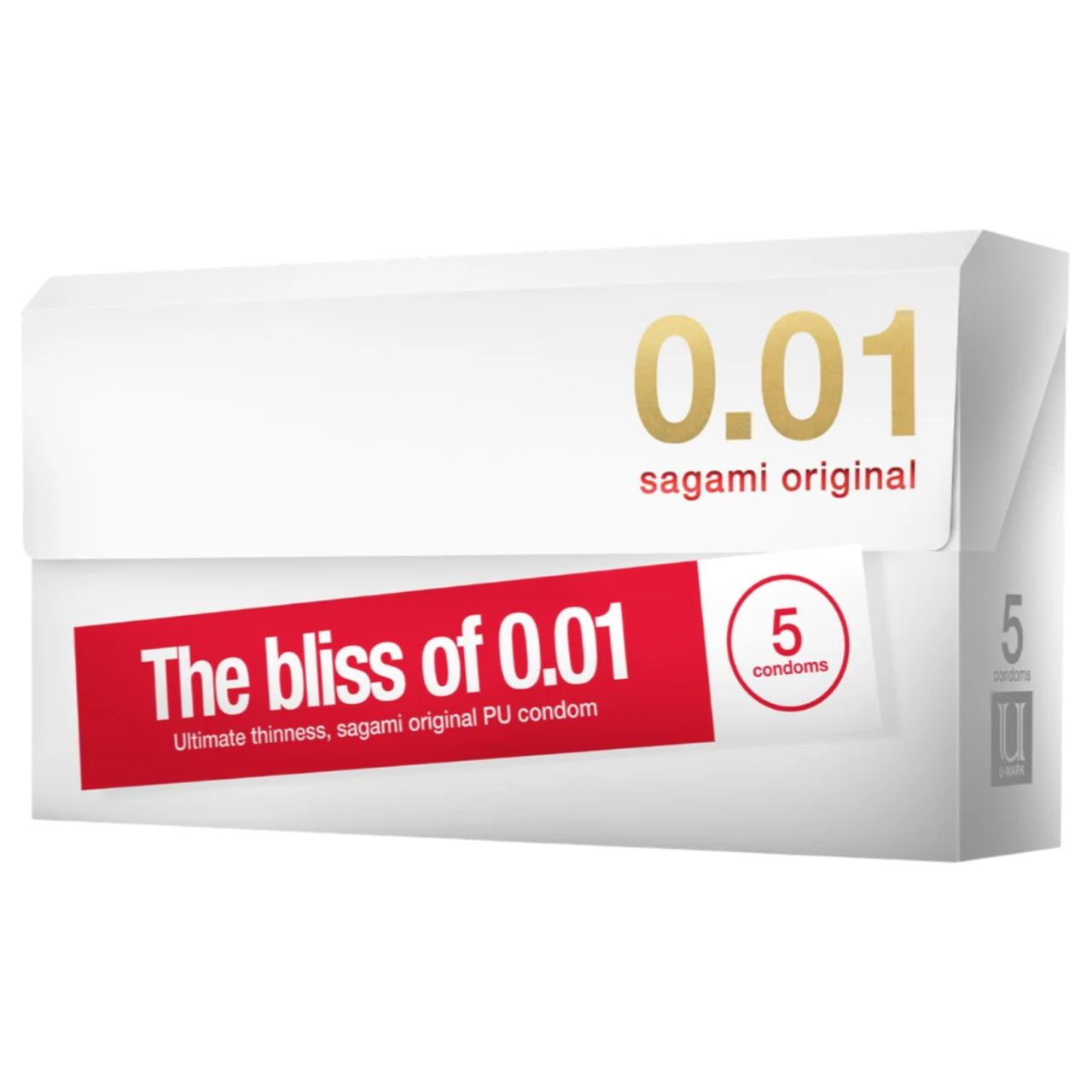 Sagami Original 0.01 - óvszer - 55 mm (5 db)