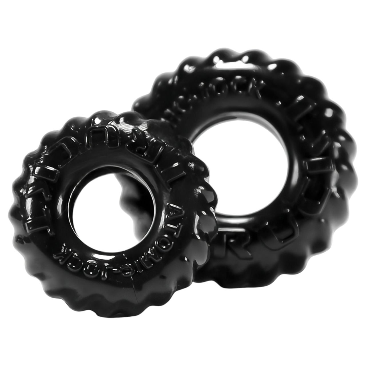 OXBALLS - bordázott péniszgyűrű szett (fekete) OXBALLS - bordázott péniszgyűrű szett (fekete)