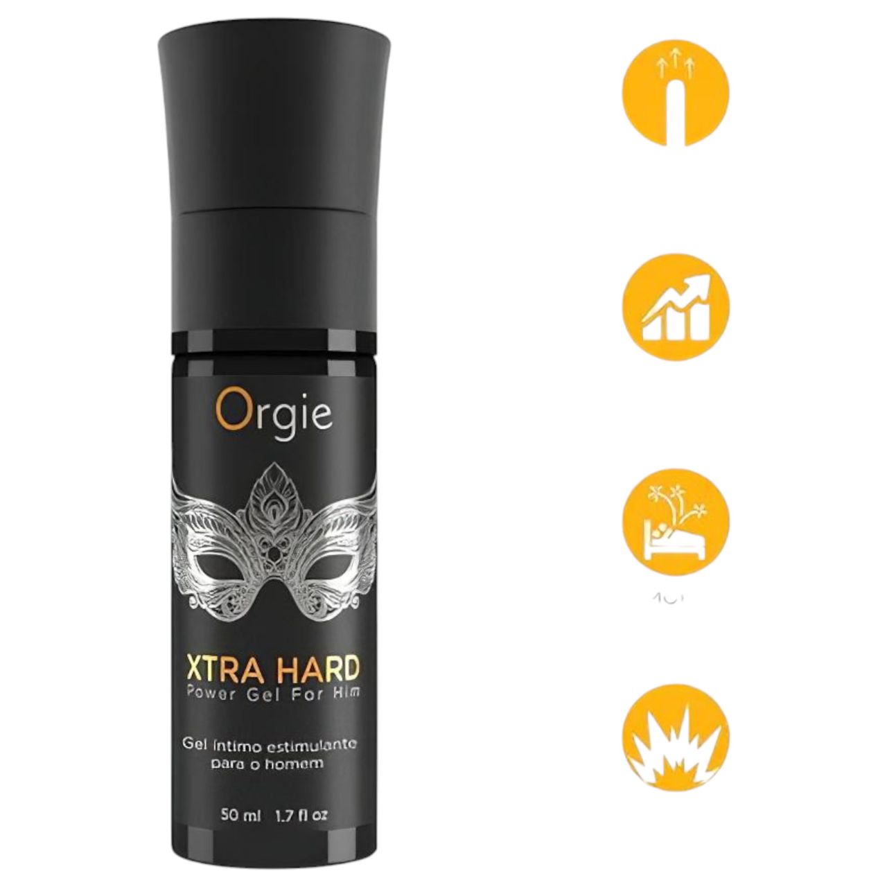 Orgie Xtra Hard - erekció fokozó gél (50 ml)