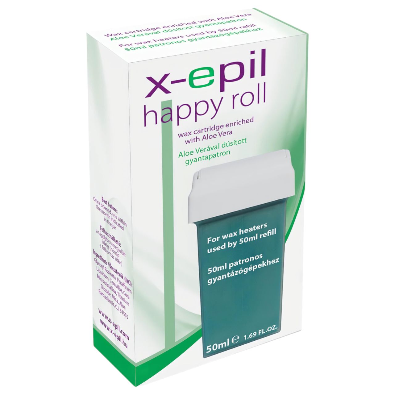 X-Epil Happy Roll - gyanta patron (50 ml) - aloe vera X-Epil Happy Roll - gyanta patron (50 ml) - aloe vera