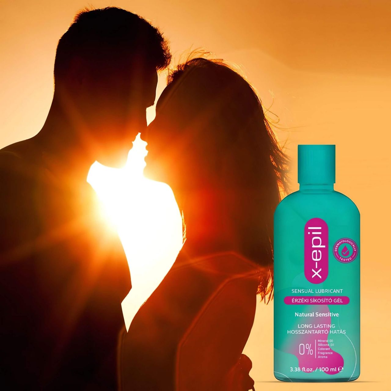 X-Epil Natural Sensitive - érzéki síkosító gél (100 ml)