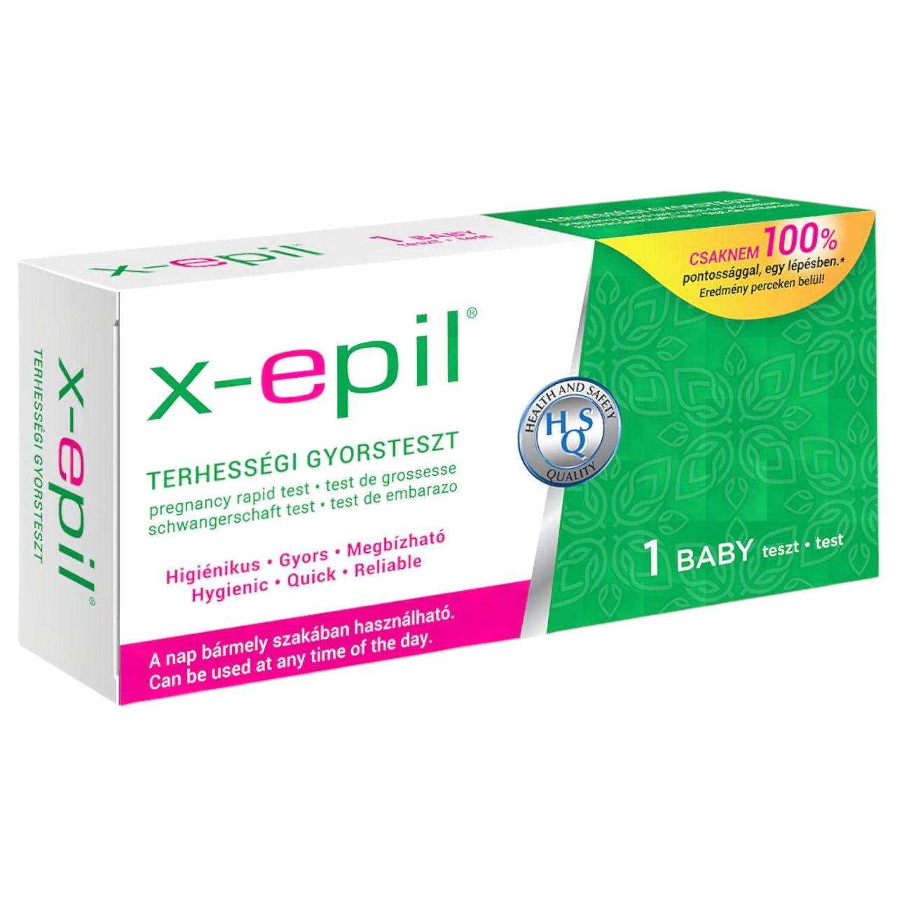 X-Epil - terhességi gyorsteszt csík (1 db) X-Epil - terhességi gyorsteszt csík (1 db)