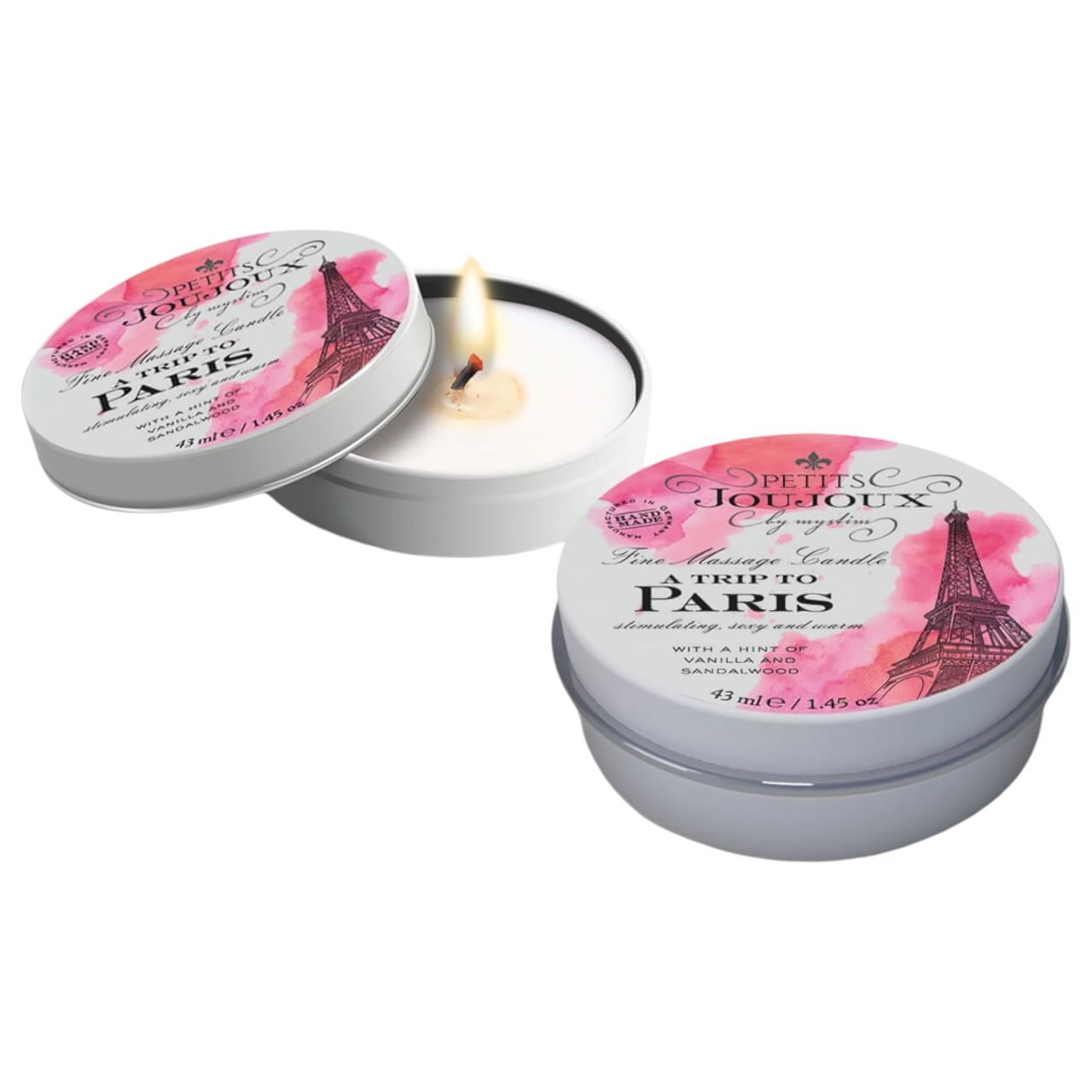 Petits Joujoux - masszázsgyertya - vanília-szantálfa (43 ml)