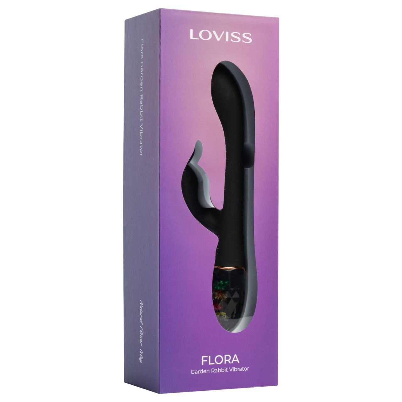 LOVISS Flower - csiklókaros G-pont vibrátor (fekete) LOVISS Flower - csiklókaros G-pont vibrátor (fekete)