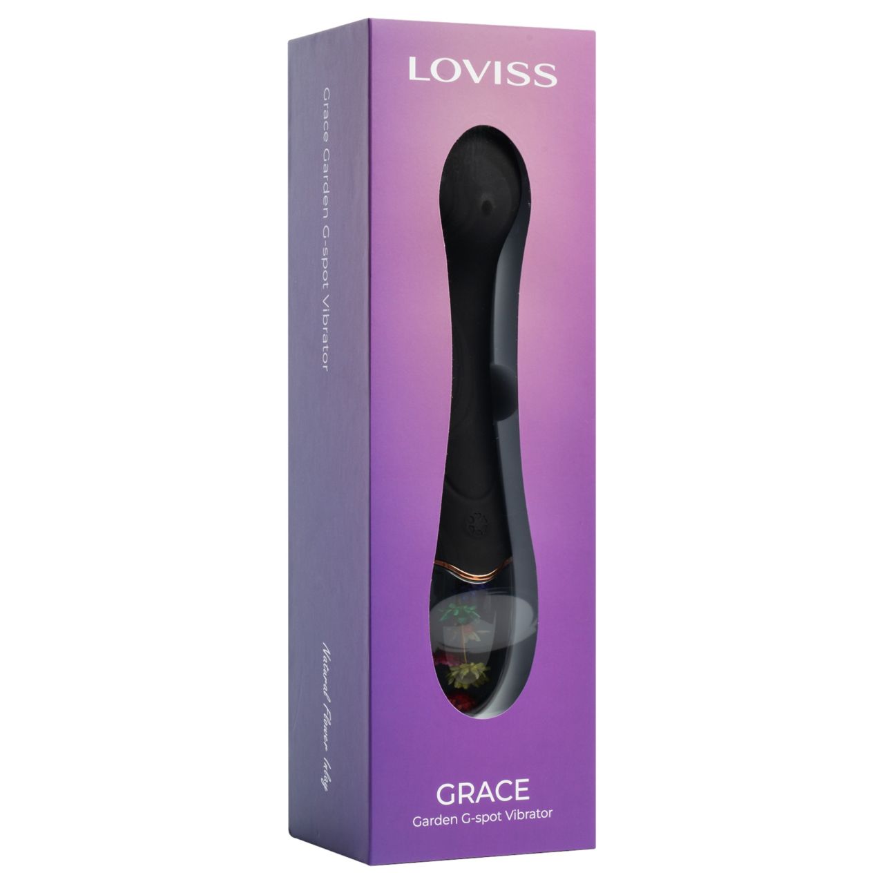 LOVISS Flower - G-pont vibrátor (fekete) LOVISS Flower - G-pont vibrátor (fekete)