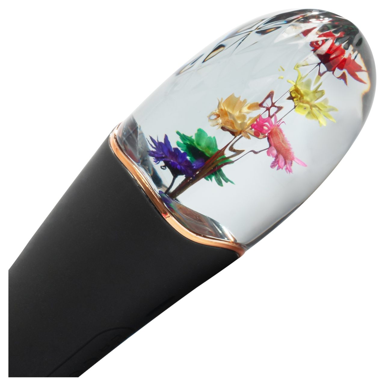 LOVISS Flower - G-pont vibrátor (fekete)