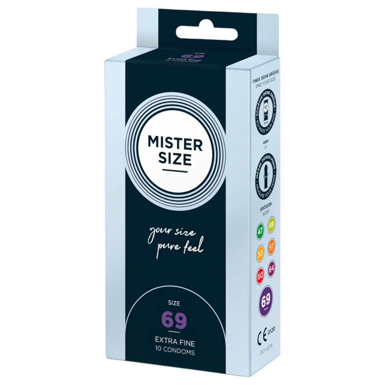 Mister Size vékony óvszer - 69 mm (10 db) Mister Size vékony óvszer - 69 mm (10 db)