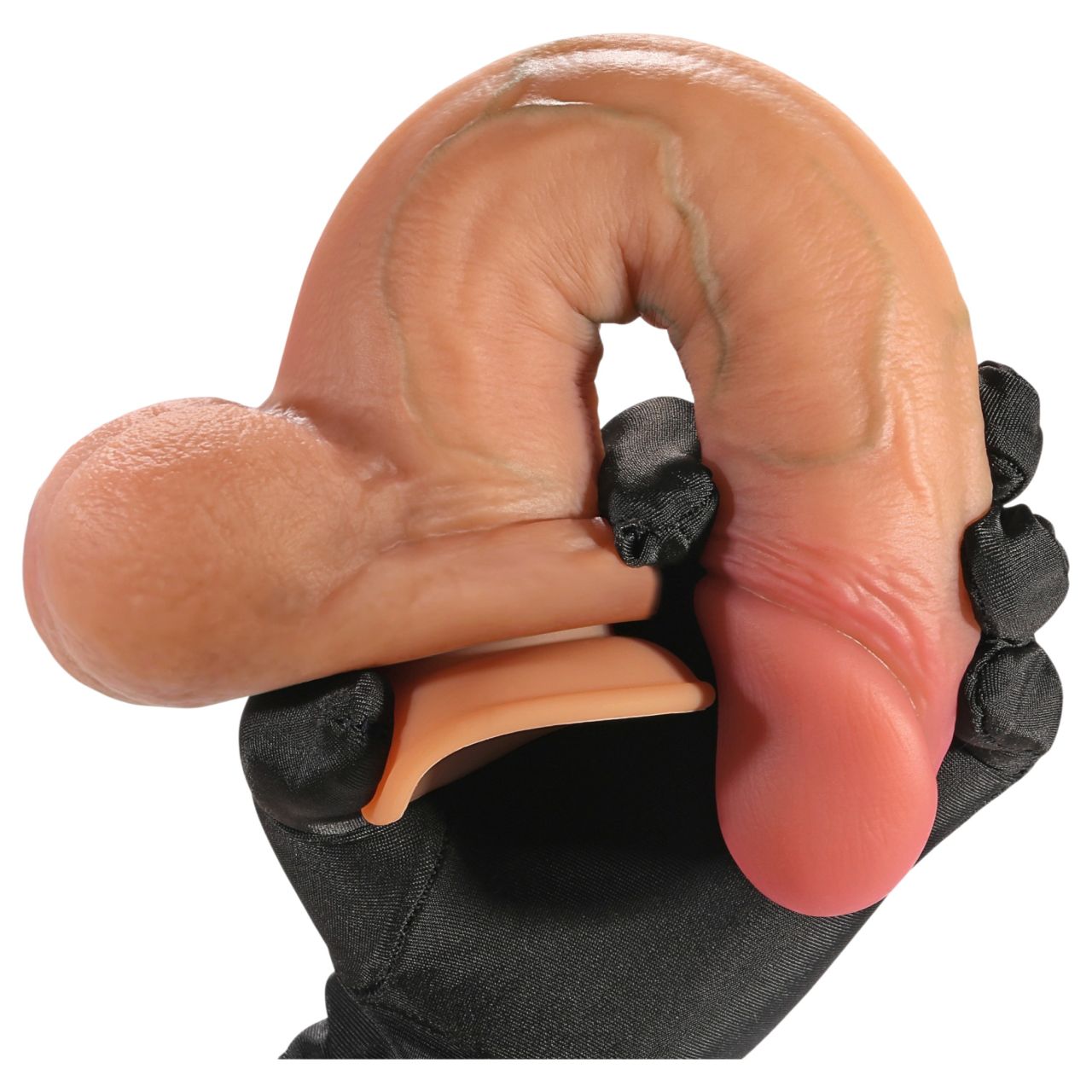 FeelSkin - ultra realisztikus herés dildó - natúr (23 cm)